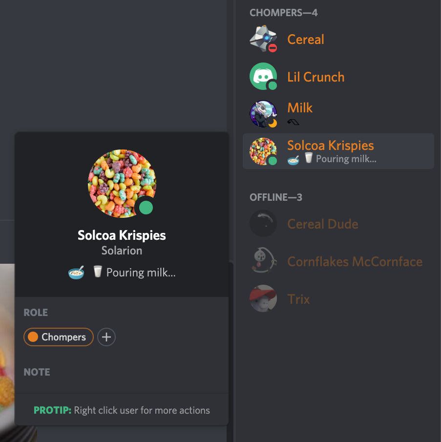 Discord Status Update