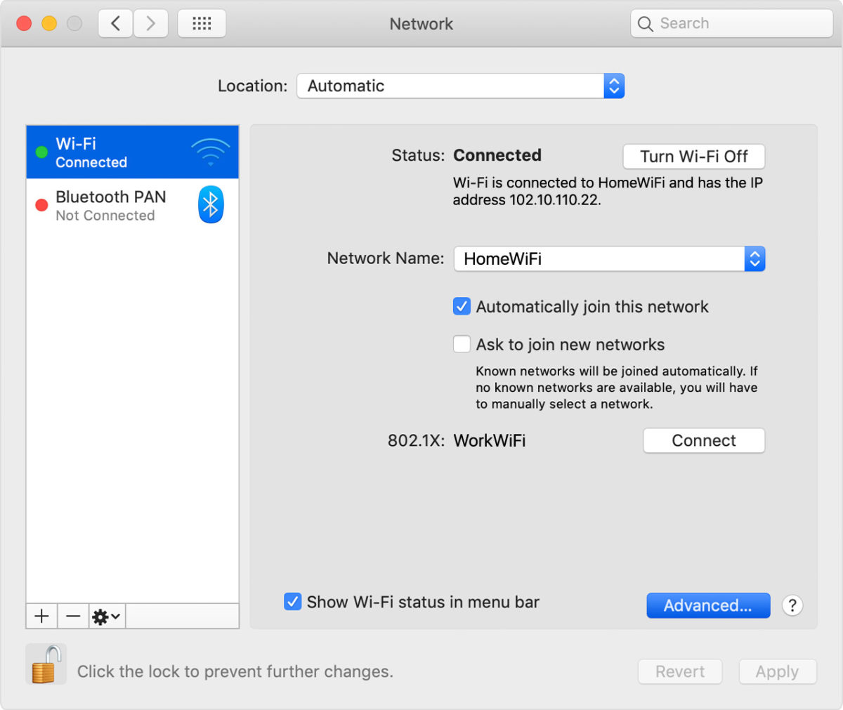 how to forget a network on mac