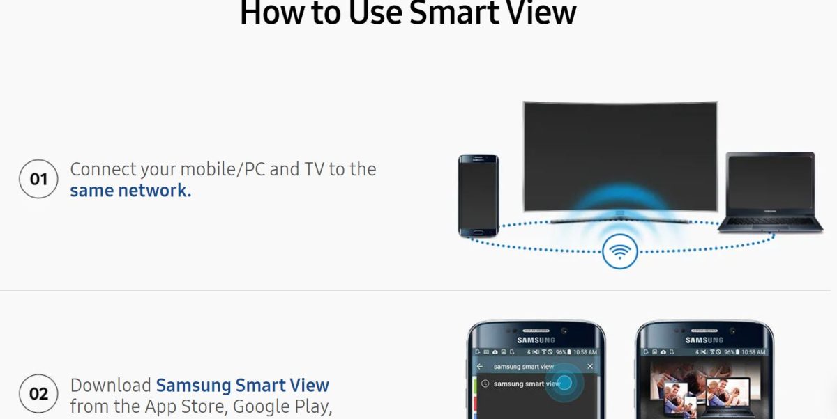 Samsung Smart View Not Working