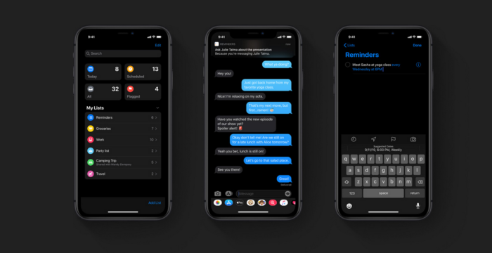 iphone dark mode