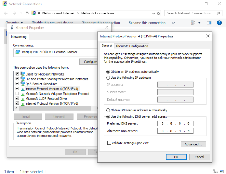 Не работает dns windows server 2016