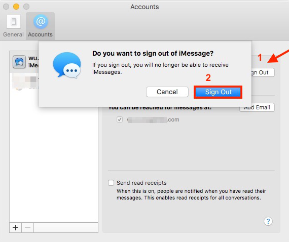 mac imessage not sending messages