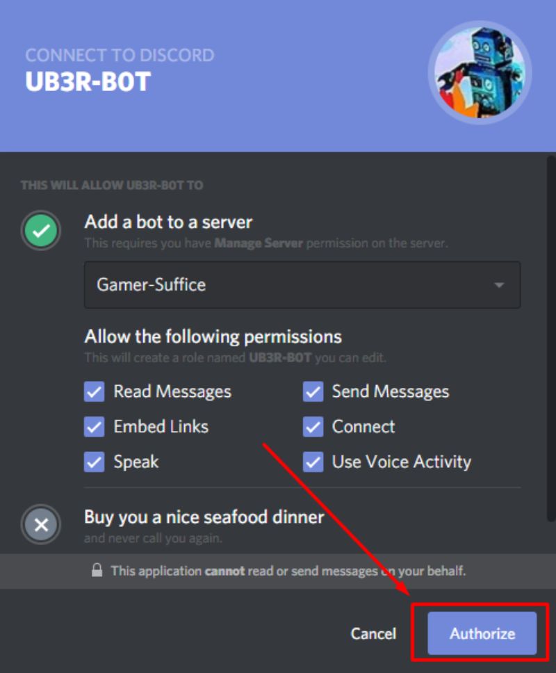 add discord bots