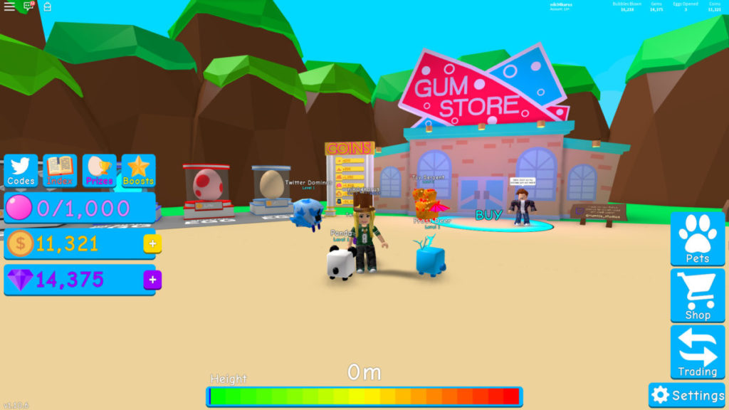 Roblox Games Bubble Gum Simulator