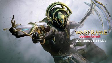 Warframe Update Failed Error