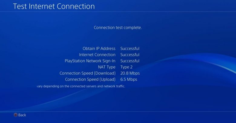 PS4 Network Connection Error