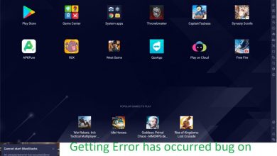 Error has occurred Bluestacks