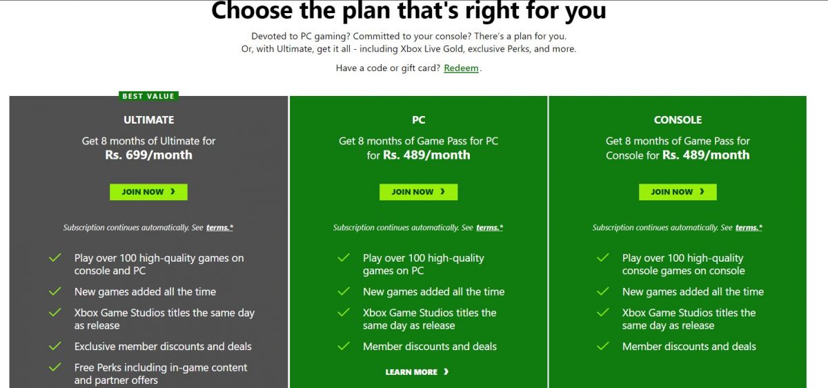 difference between xbox game pass and xbox live gold