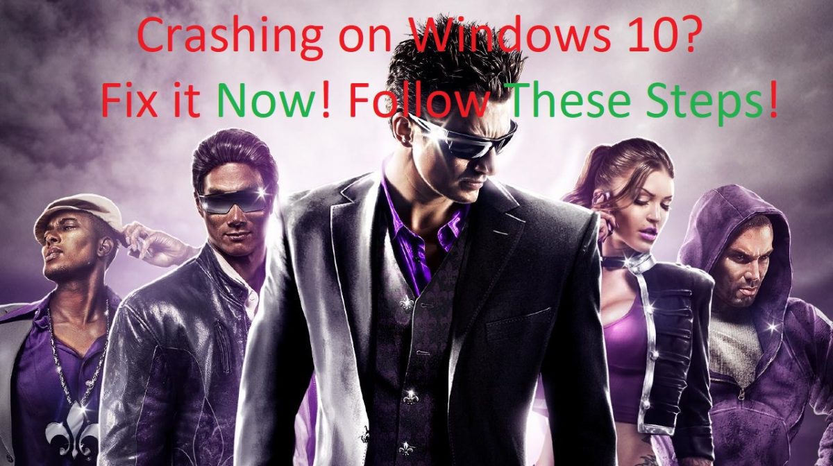 Saints Row Crashing Windows