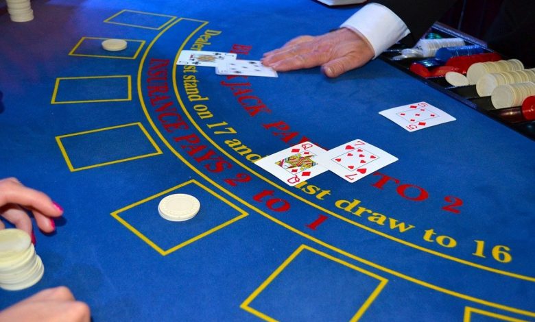 blackjack table - casino cards game