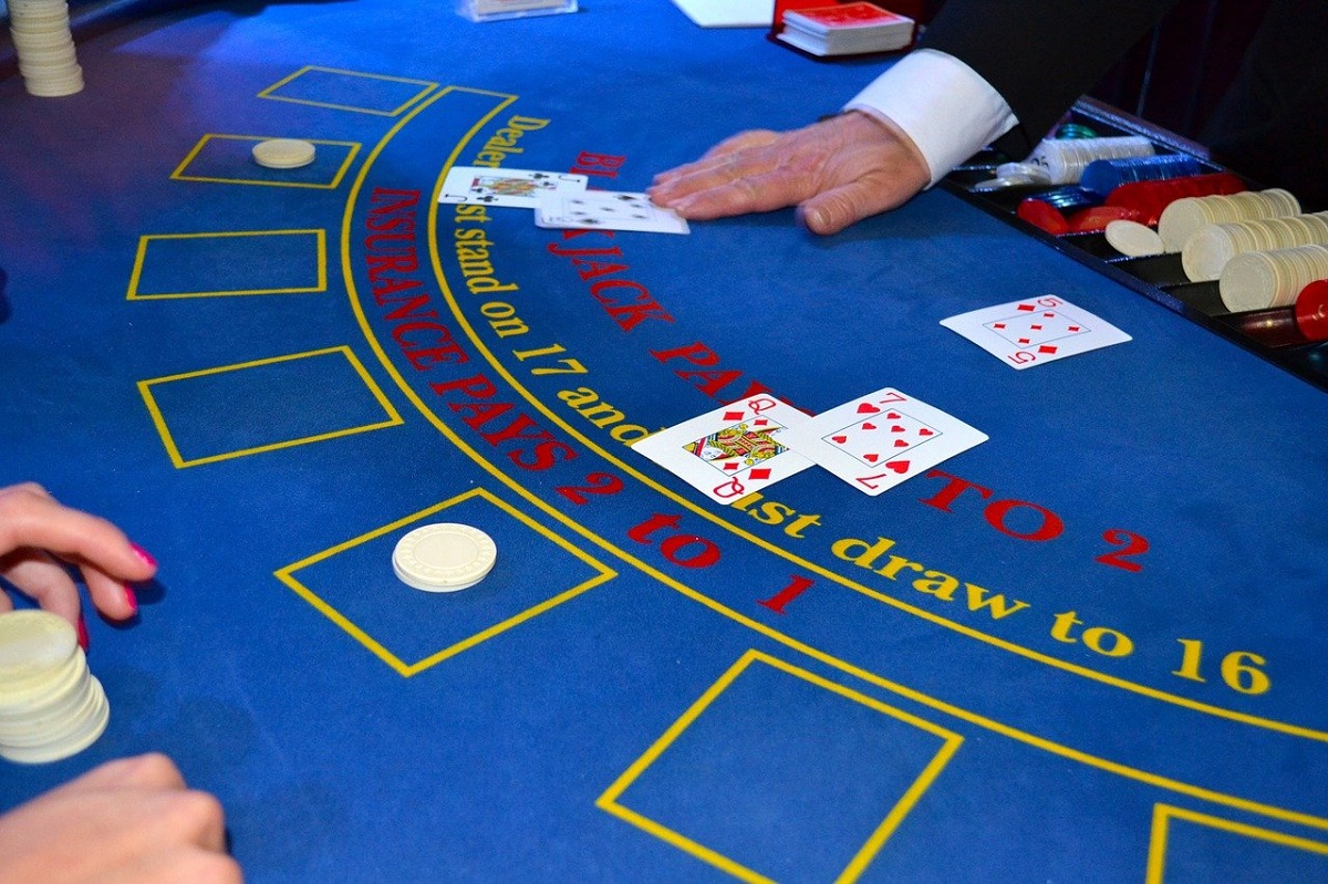 blackjack table - casino cards game