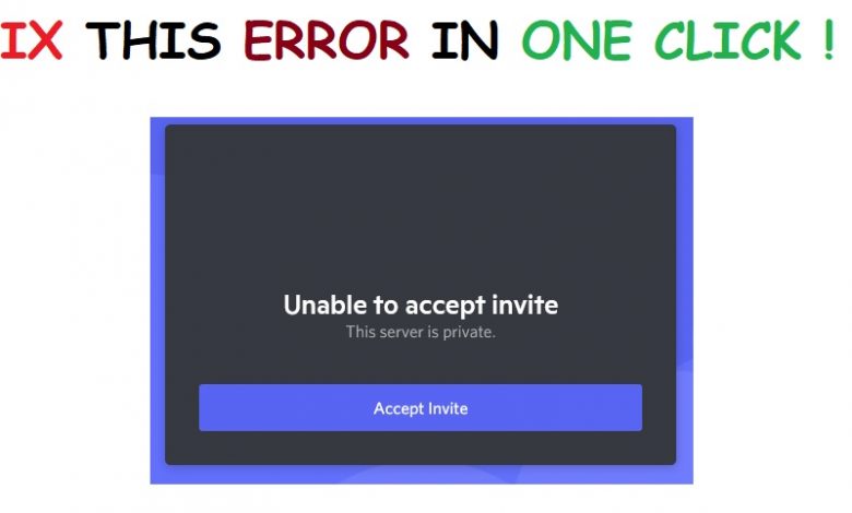 Unable to Accept Invite