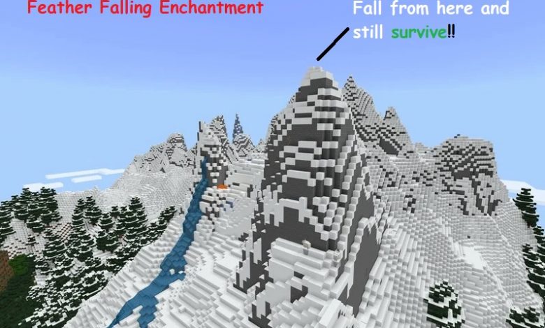 Feather falling minecraft что это