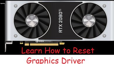 Reset Graphics Driver