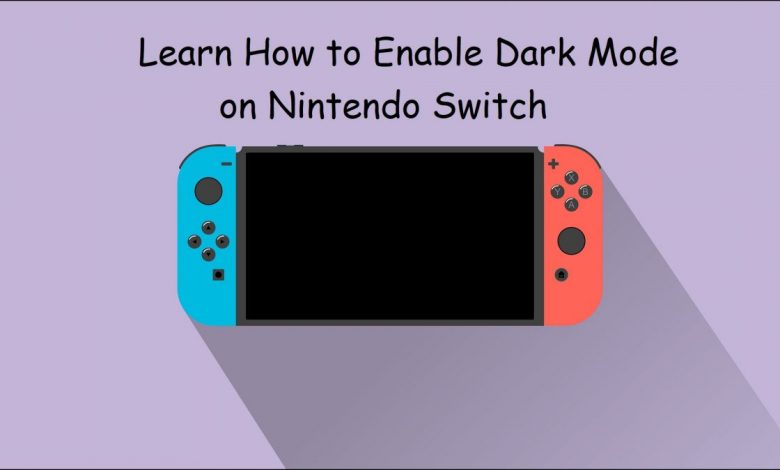 Dark Mode Nintendo Switch