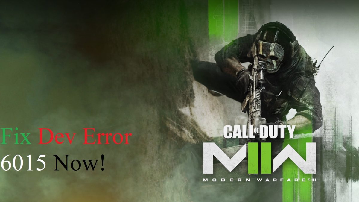 Dev Error 6015 Modern Warfare