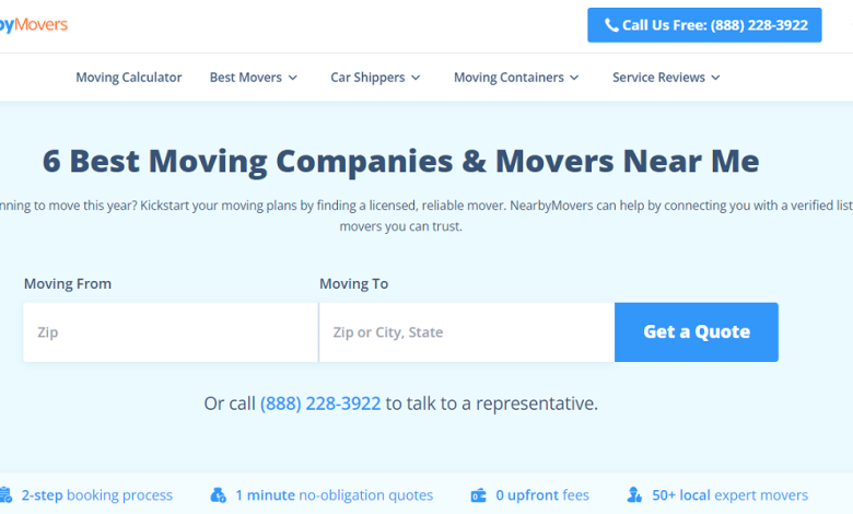 NearbyMovers Reviews