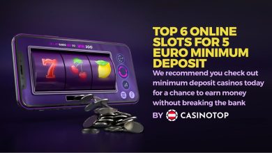 Top 6 Online Slots for 5 Euro Minimum Deposit