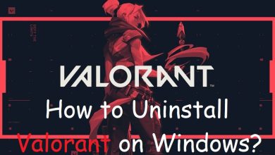 Uninstall Valorant