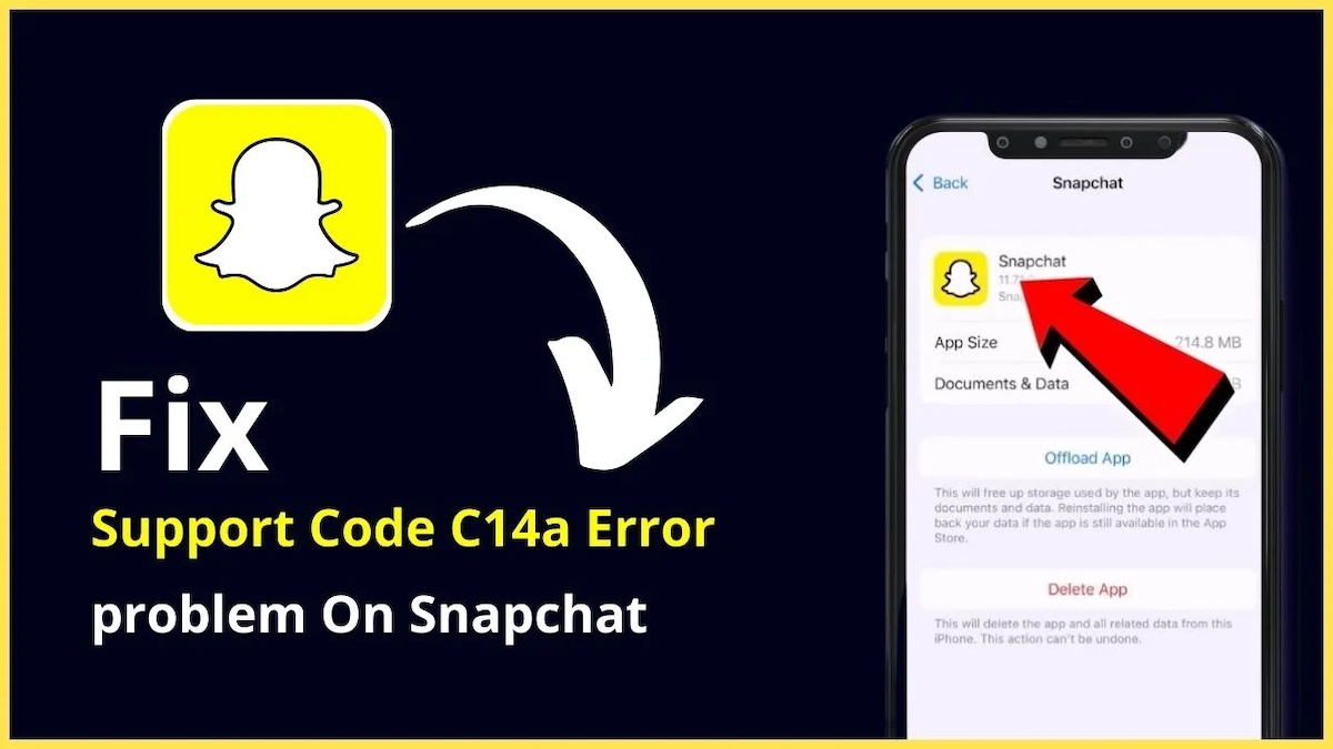 how to fix c14a snapchat error - GS