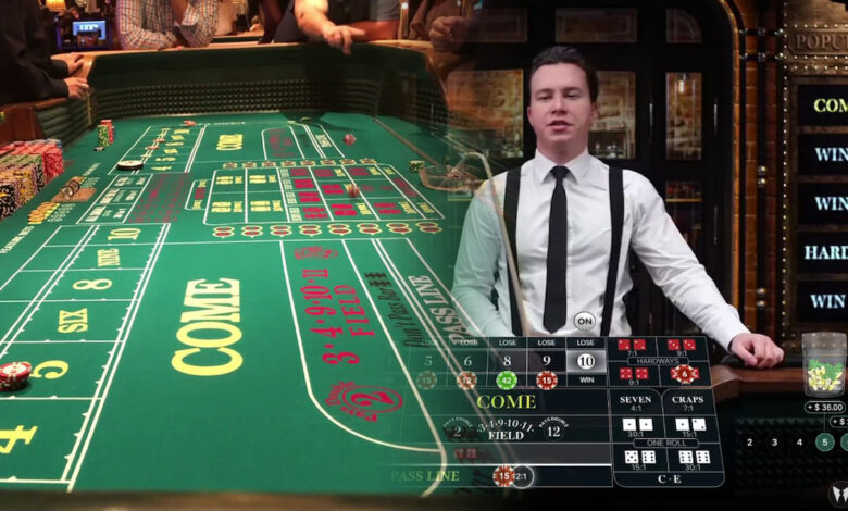 Try your luck in live craps